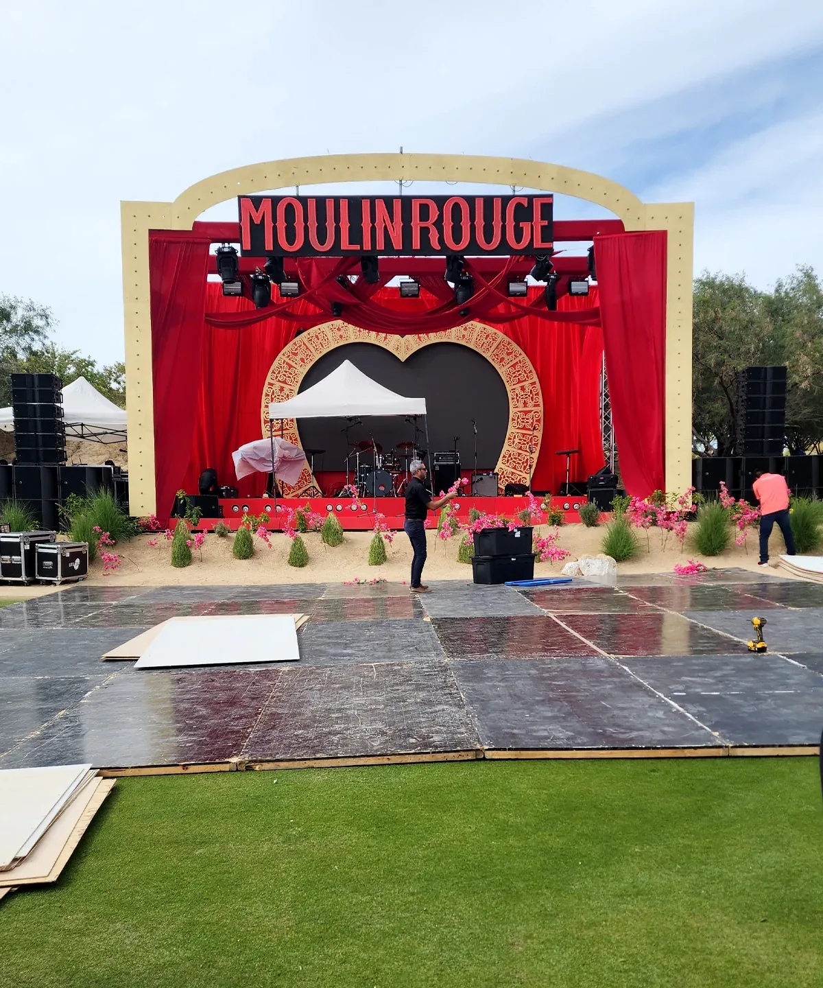 Moulinrouge event on the day